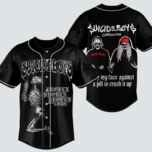 Personalized Suicideboy Merch Jersey, Suicideboy G59 Baseball Jersey, Greyday Tour Shirt, City Morgue Tshirt, Music Tour 2026 Gift