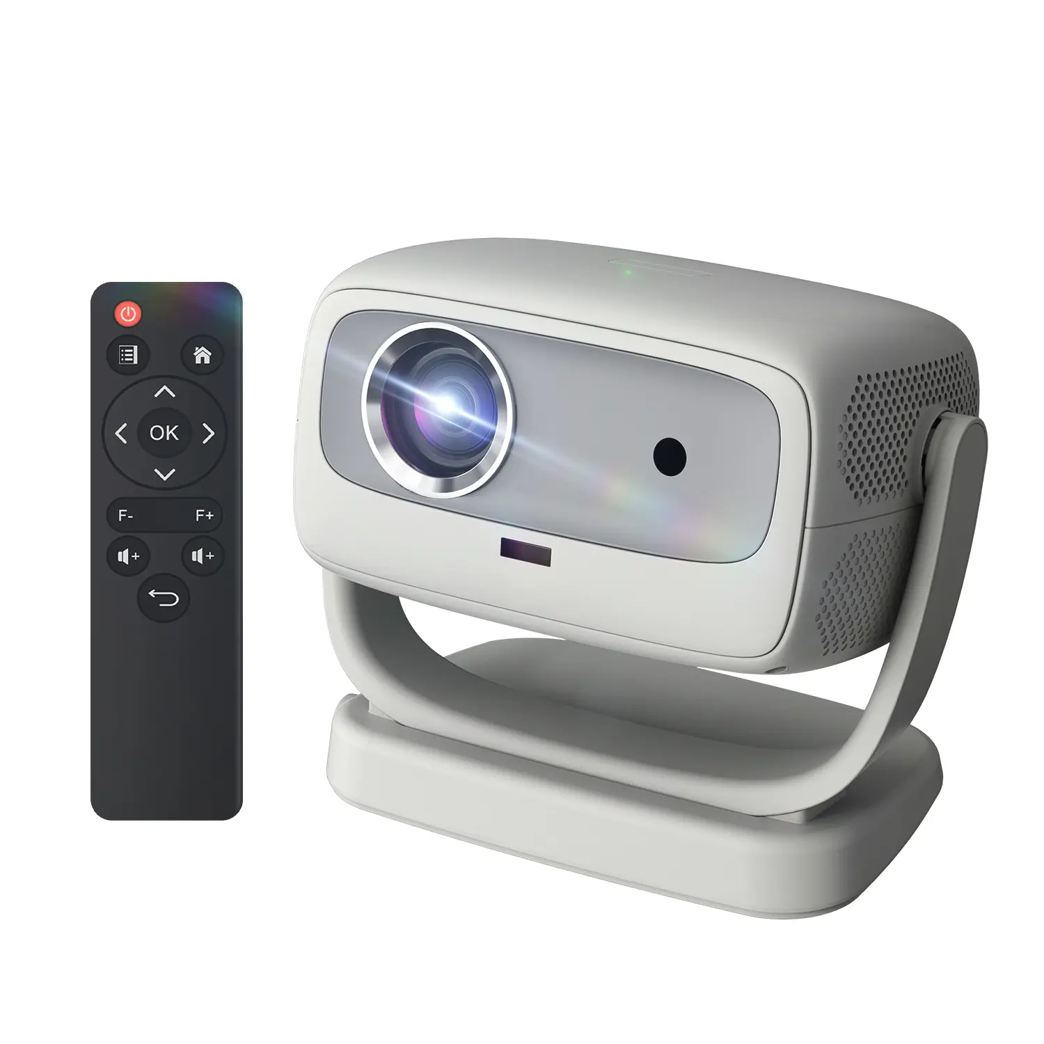 Home Projector with 5G/2.4G WiFi & Bluetooth,1080P Supported Video Projector for Bedroom,Auto Focus, Keystone Correction,Easy Setup Outdoor Movie Projector