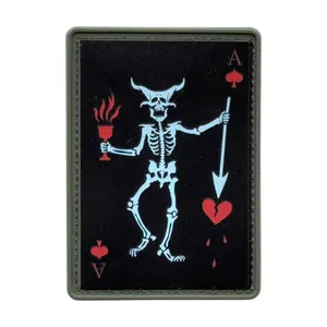 ACE OF Hearts - DEMON HUNTER - PVC MORALE PATCH