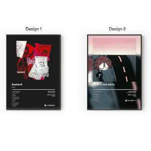 [Sale Up To 40%] [Unframe] bunii Album Posters, Hyperpop Rap Wall Art, Underground Internet Music Aesthetic Decor, Modern Album Cover Artwork, Gift for Fans