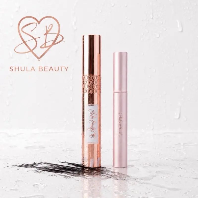 Mascara&Eyelash Serum Shula Set - 1 Ultra Waterproof Mascara + Lash Growth Serum