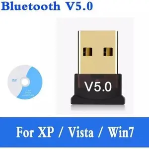 Bluetooth Adapter for PC USB Bluetooth Adapter 5.0 Transmitter Dongle Stick Receiver for XP Vista Win7