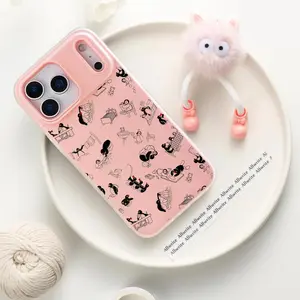 PIKPAKA Cartoon Anime Cute P-pingus Phone Case For IPhone 17 16 15 14 13 12 11 Pro Max Plus Mini Case Luxurious Jelly-like materialFashionable Durable  Crystal Clear Uniquely Stylish Shock-Absorbent & Scratch-Resistant for a Perfect Fit