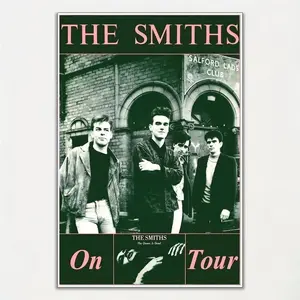 The Smiths The Queen Is Dead Inspired Poster, Vintage Retro Indie Rock Music Wall Art (Unframed / Print Only)