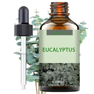 Premium Eucalyptus Essential Oil 30ml/1.01 fl oz - Alcohol-Free, Multi-Purpose, Aromatherapy, Wellness, Ideal for Daily Skincare, Moisturizing and Nourishing, Gentle and Easily Absorbed, Bathing, Humidifier, Massage, Bottle Design, Therapeutic