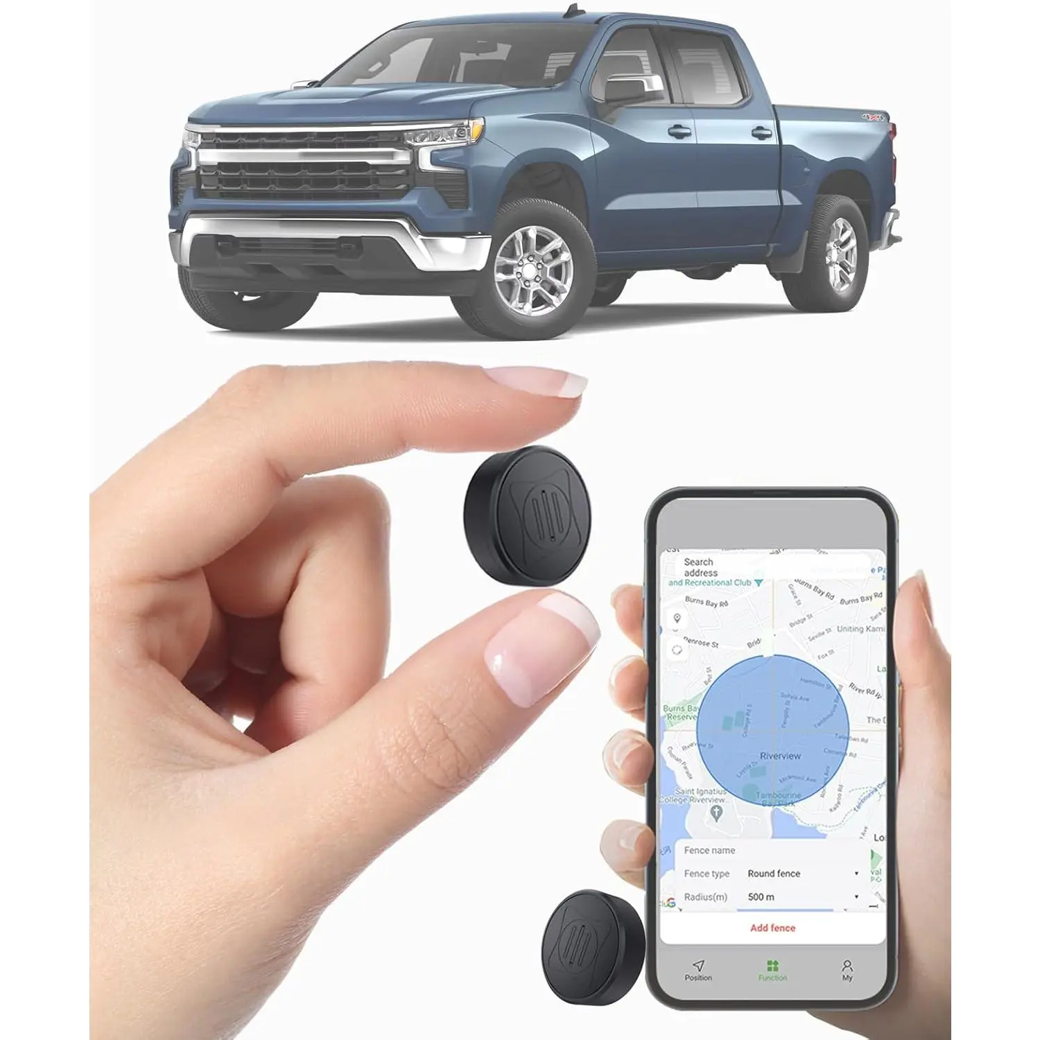 Gps tracker for vehicles no subscription requiredno monthly fee car gps tracker portable real time magnetic gps tracking device full global coverage for car motorcycle truck antitheft
