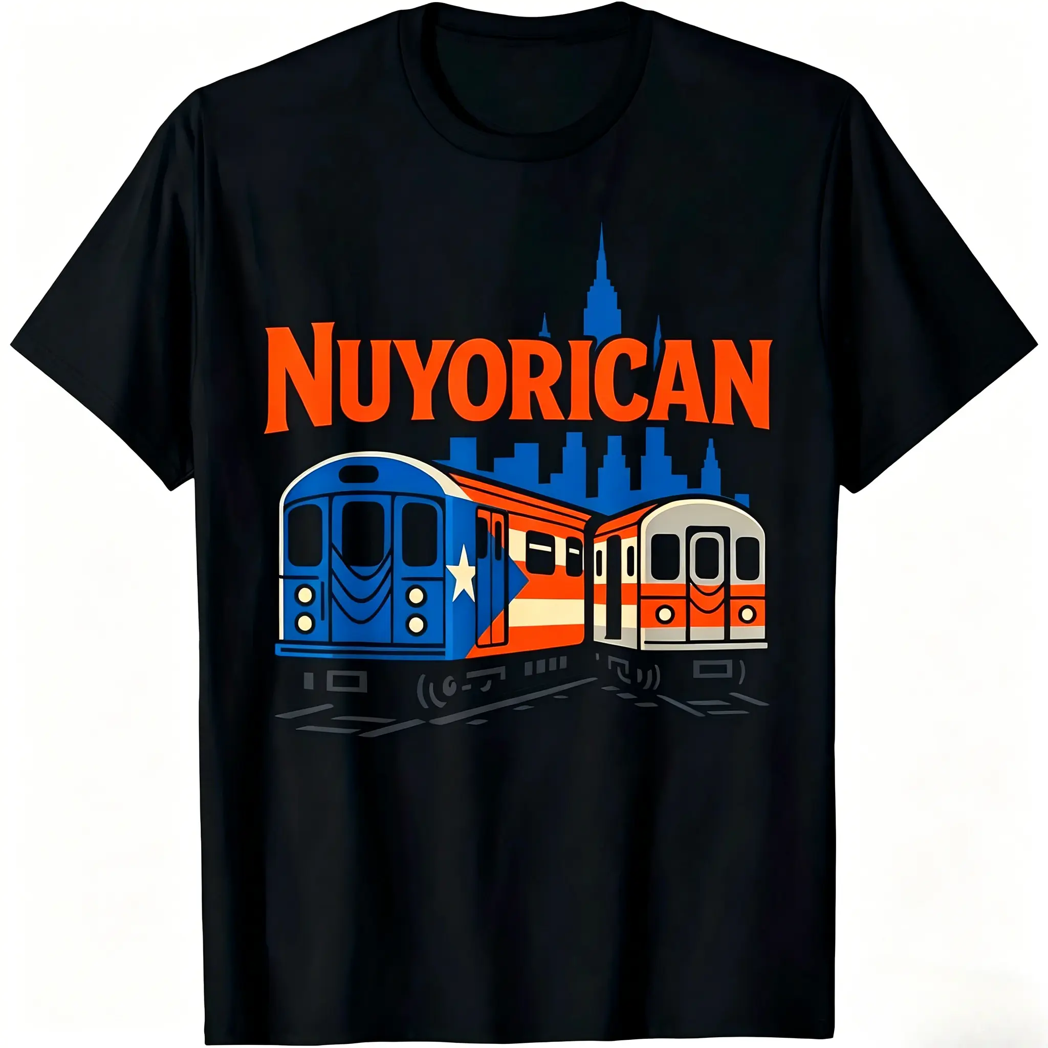 Nuyorican Puerto Rican T-Shirt for Men & Women - NYC Pride Latinx Urban Culture, Cotton Retro Crew Neck Short Sleeve, Subway Map Roots Graphic, Soft Breathable Summer Spring Top, Latin Heritage Month Gift, Machine Washable,belle