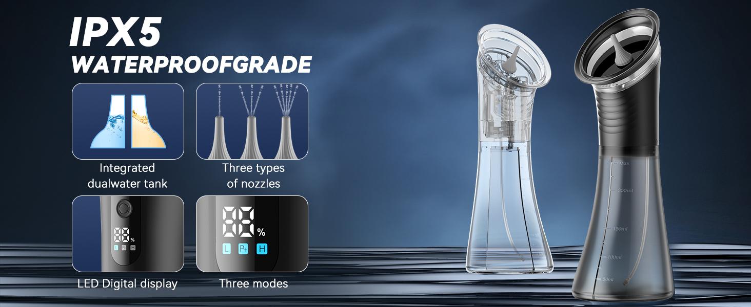 [NEW] Electric Ear Wax Removal System Pro - 3-Speed Hydraulic Ear Cleaner Kit with Water Temp Sensor & Visual Waste Tank | Rechargeable USB, Dry/ Dirty Storage, Nozzle Belt, Medical-Grade Home Care