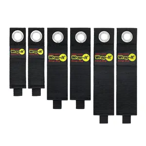 Heavy-Duty Wrap-It Storage Straps (Assorted 6 Pack) - Garage Storage Extension Cord Organizer, Cable Straps for RV Accessories