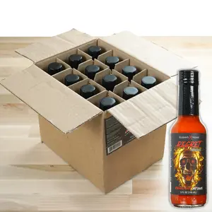 Elijah's Xtreme Regret Reserve Hot Sauce, 999,999 SHU, Carolina Reaper, Trinidad Scorpion and Habanero Pepper, 5oz - 12 Pack Case