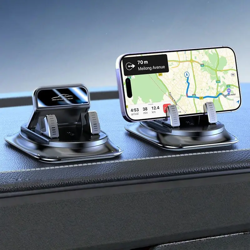 Dashboard Car Phone Holder - Stable Non-Slip 360° Adjustable Mount, Sun-Resistant Secure Grip, No Shaking, Easy Install, Universal Fit for iPhone/Android & All Cars, Must-Have Car Gadget for GPS Navigation & Road Trips