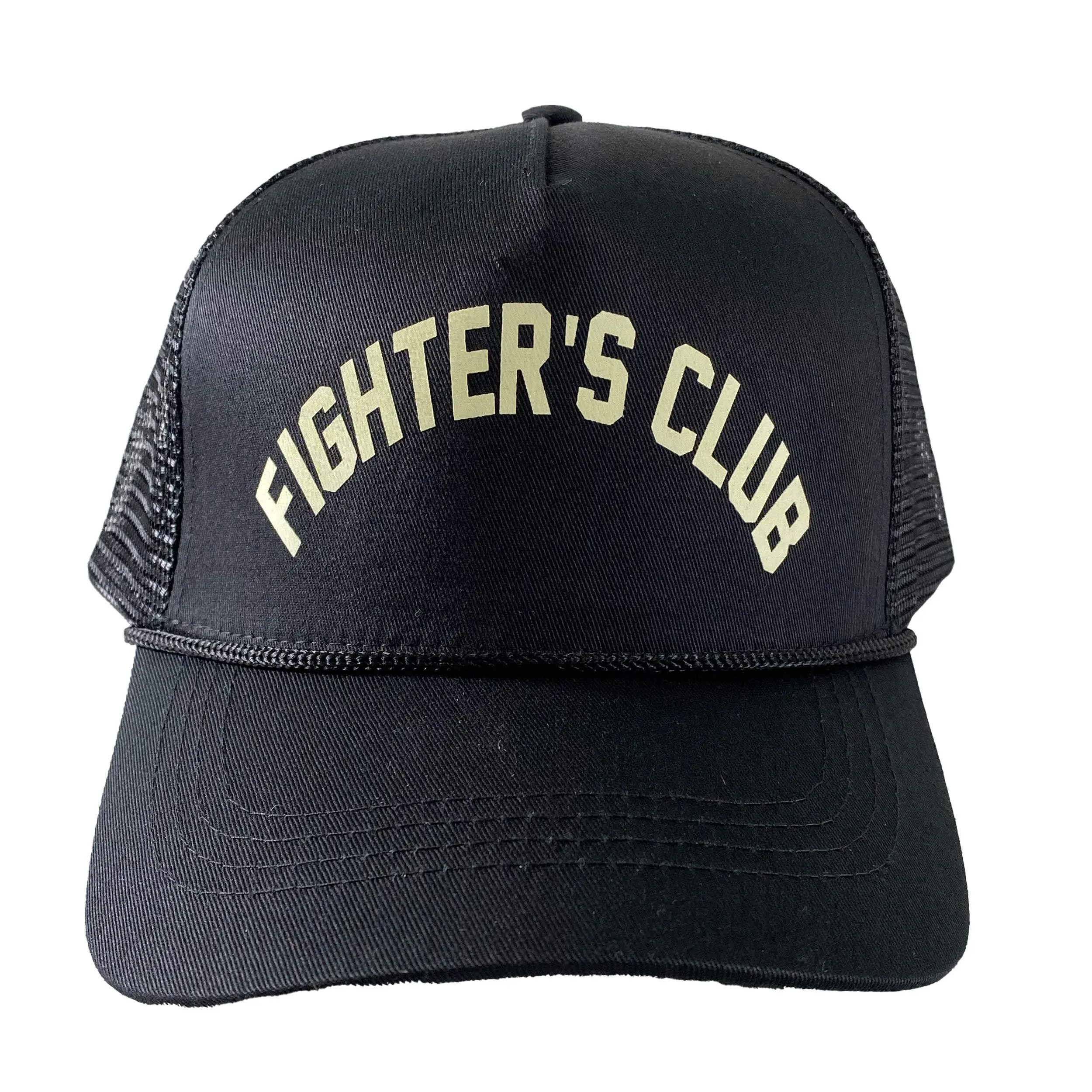 Stylish Trucker Hat with Graphic Logo | Black Cotton-Poly Mesh Cap with Pre-Curved Bill | Breathable Adjustable Cap for Men & Women, Trucker Snapback Hat, Snapback Hats