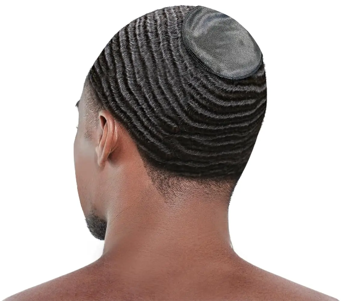 KLY Crown Patch 421 360 Waves Compression Wave Cap, Black, 12 Pack