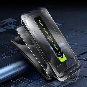 2 Counts Anti-spy Tempered Glass Clear Protective Phone Screen Protector, Phone Accessories for iPhone 16/15/14/13 Series, Cellphone & Smartphone Protection