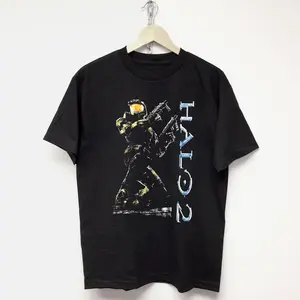 Halo 2 Vintage T-Shirt1  Casual T-Shirt, Menswear Top Unisex T-shirt