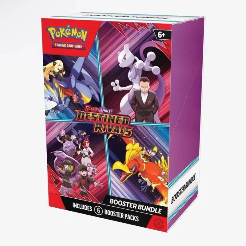 Pokemon Destined Rivals Booster Bundle Trading Cards, Authentic Sealed TCG, TCG Packs, Trading Card Collectible