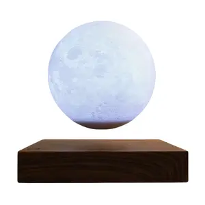 MAGECMOON Levitating Moon Lamp — A Modern Decorative Ambient Light with Color-Adjustable LED The Perfect Gift for Friends Family or Mother's Day