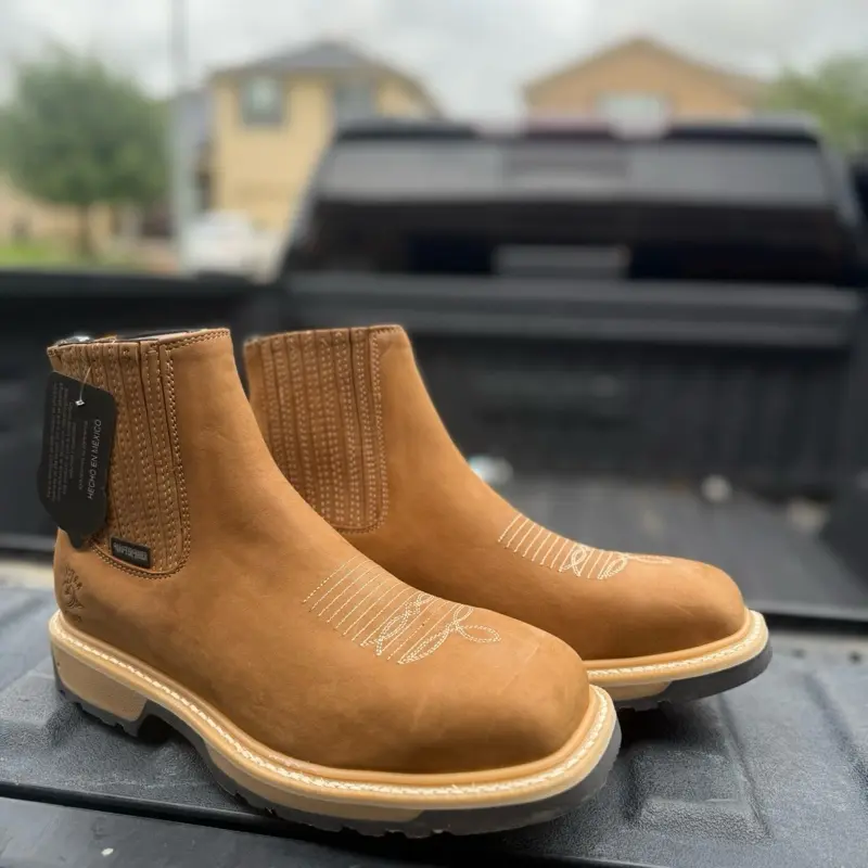 Zapato de trabajo con casco miel work boot Zapato de trabajo con casco miel work boot