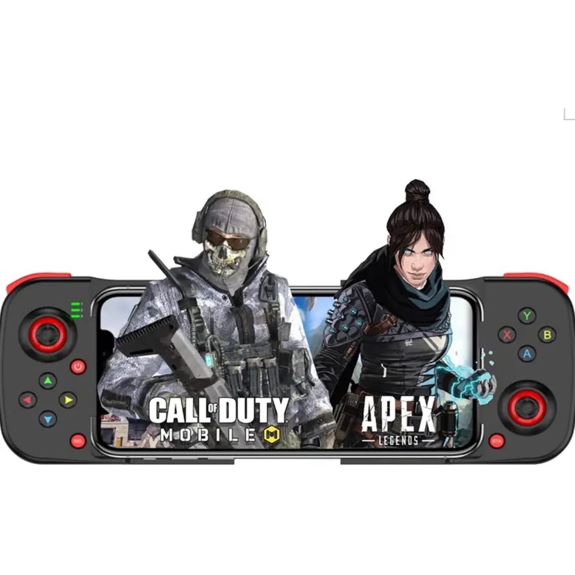 NEW bluetooth iPhone gaming controller joystick with vibration, gamepad compatible with apple phones 10 11 12 13 14 15 pro Accessories Console Smartphone Mobile