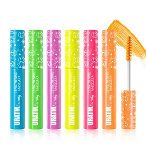 6-Color Fluorescent, Affordable Mascara, Glowing, Voluminous, Lengthening, Long-Lasting, Waterproof and Smudge-Proof