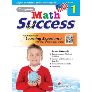 Grade 1 Math Learning Workbook, Learning Books, Interactive Book Set for Complete Math Success