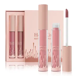 4PCS Matte Liquid Lipstick Set for Women, Long Wear Waterproof Lip Color Kit, Smooth Easy-Apply Velvet Finish, Transfer Resistant Lip Makeup for Daily Wear, Party, Travel