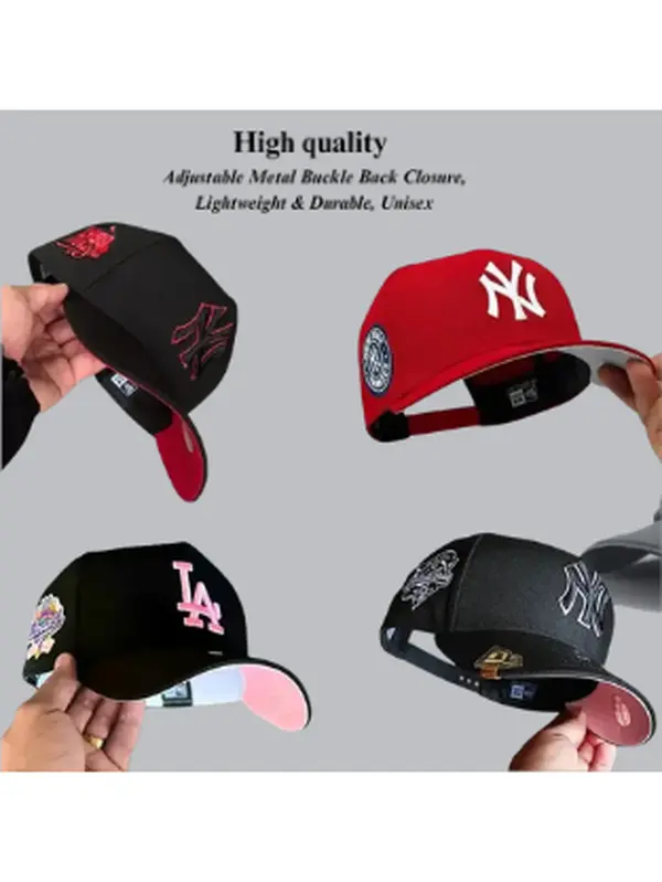 New Era MLB Yankees & Dodgers 59FIFTY Fitted Snapback Cap Unisex Urban Streetwear Vintage Sports Look TikTok Trend USA 2026