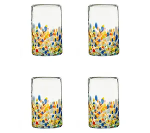 10 Strawberry Street S/4 San Lucas Mexican Glassware, Hiball 10 Strawberry Street S/4 San Lucas Mexican Glassware, Hiball