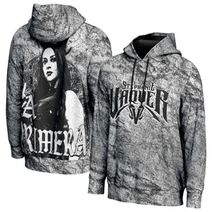 Stephanie Vaquer La Primera WWE White Hoodie, Stylish Pullover Sweatshirt, Trendy Rising Star Style, Lucha Libre Aesthetic, Chilean Legend Streetwear