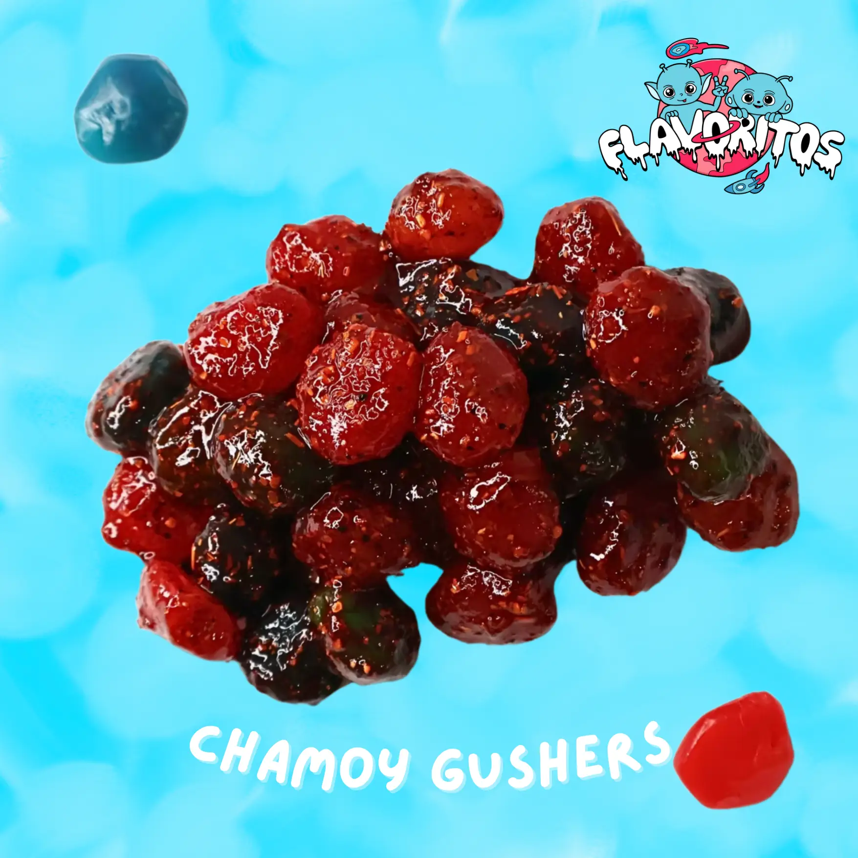Flavoritos, Chamoy Gushers - Sweet and Chili Candy Snack