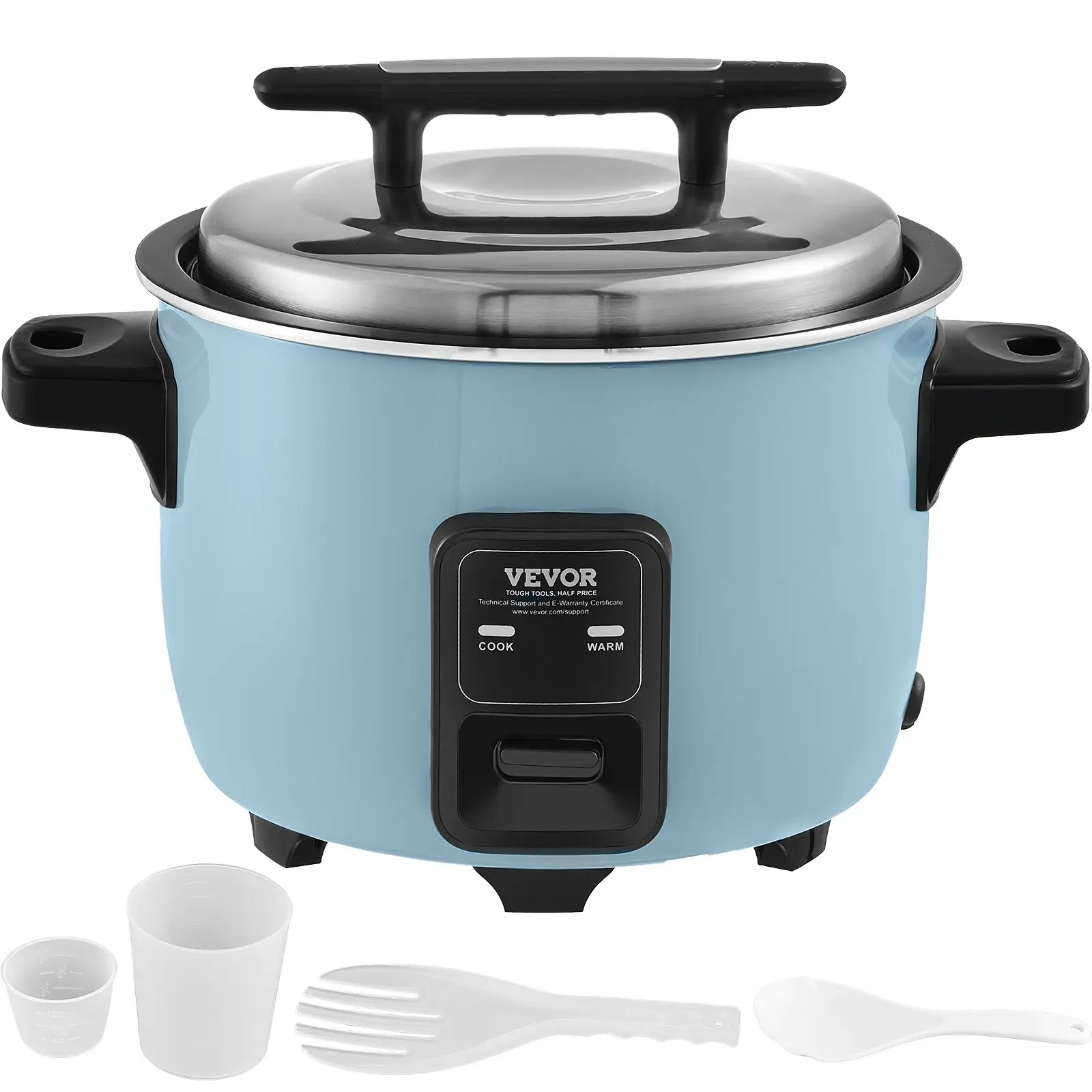 【Summerfinds】VEVOR Commercial Rice Cooker 60-Cup Non-Stick Pot 13L 24H Keep Warm Restaurant