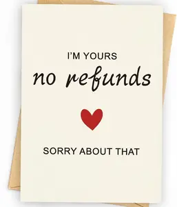 Valentine Day Gifts & Card | Anniversary Card to Husband | Funny Anniversary Card & Gifts for Women, Men, Husband, Wife, Him, Her, Boyfriend, Girlfriend | Happy Anniversary Decorations