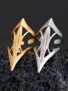 1pc Finger Claw Cosplay Claw Ring Adjustable Open Claw Ring Full Finger Set Metallic Metal Nail Punk Rock Fingertip Braided Hair Parting Tool For Holiday Party Decoration Unisex