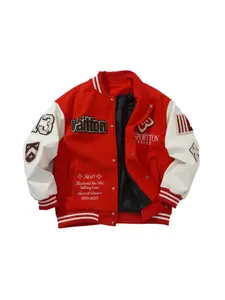 Men's & Women's Spring Baseball Jacket, Loose Fit Casual Long Sleeve Top, Couples Fashion Flight Coat, Sporty Style Outerwear, Casual Athletic Jacket, Casual Fashionable Jacket