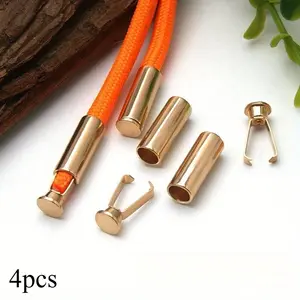 4pcs Cord clips - secure fastening for shoelaces, straps, pants, bags, hoodies - adjustable, ideal for DIY crafts, clothing, and cable organization