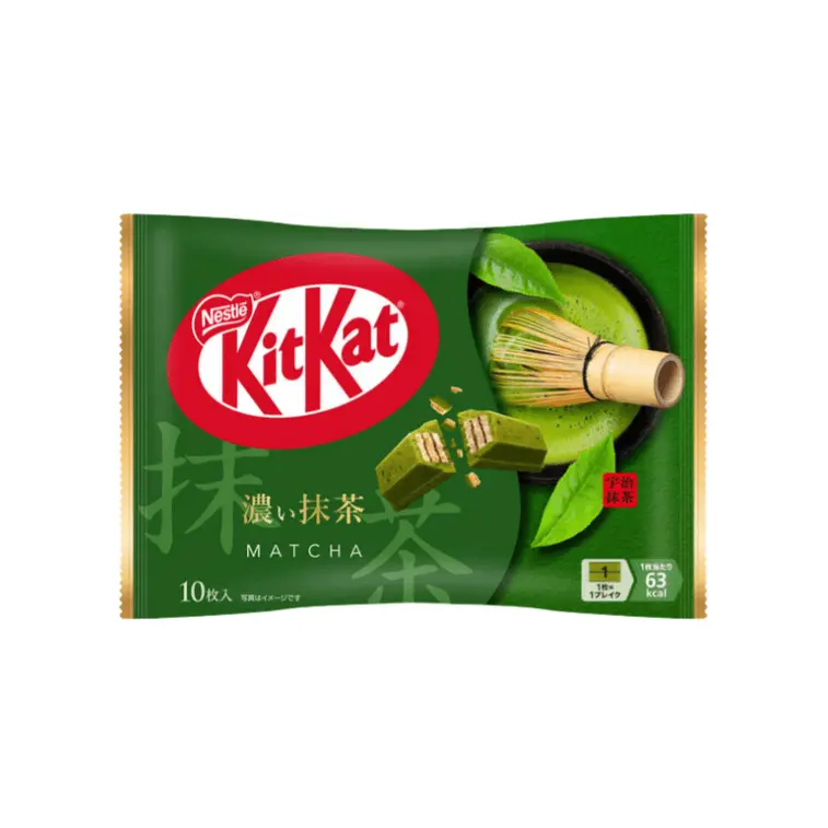 KitKat Matcha Chocolate Wafer Snack, 13g x 10 Pack