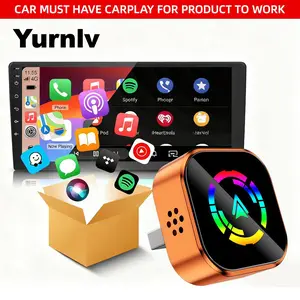 【SpringGlowUp】YURNLV A New CarPlay 2026 Wireless CarPlay Adapter for iPhone/Android  Fast Connect , Hands-Free Calling Wireless Adapter Electronic Charger CarPlay Adapter