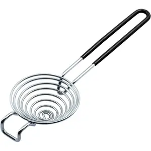 Egg Separator Food Grade Stainless Steel Egg Yolk White Separation Tool (black)