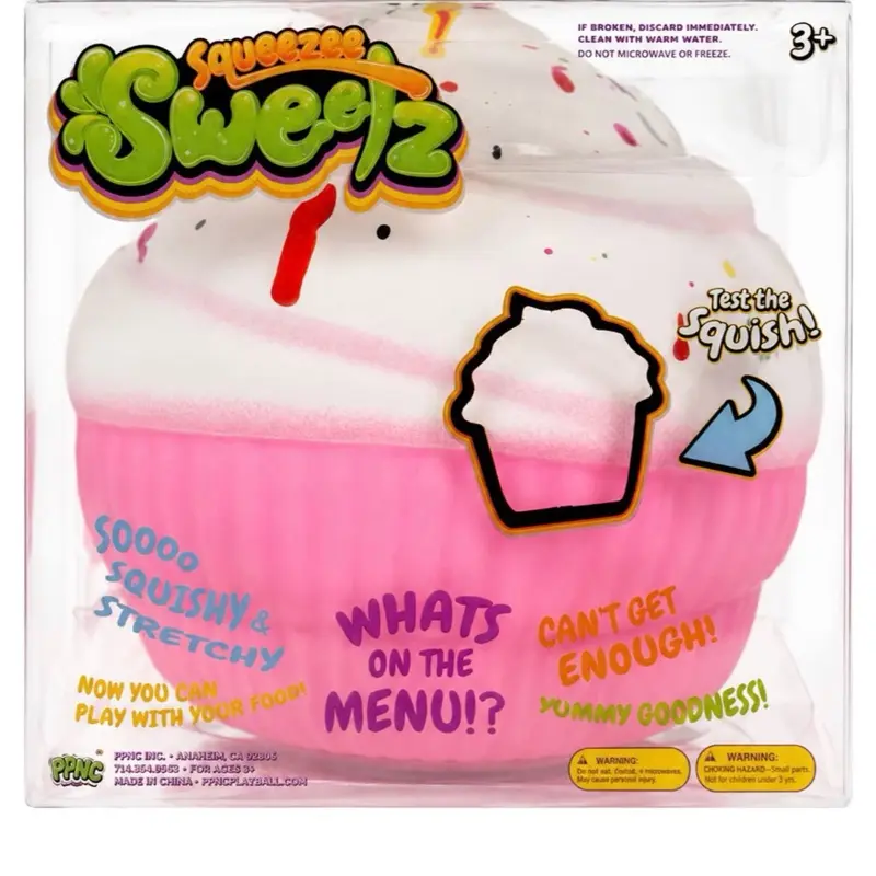 Squishies CupCake Slow Rising Squish Toy for Kids Soft Ice Cream Cake Scented Stree Relief Realistic Food Cute Squeeze Squish Toy