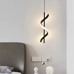 Minimalist LED chandelier home decor lamp modern pendant lamp tri-color lamp aluminum chandelier decorative lamp living room kitchen island dining room simple LED chandelier luxury home decor decorative lighting (strong wiring installation required)