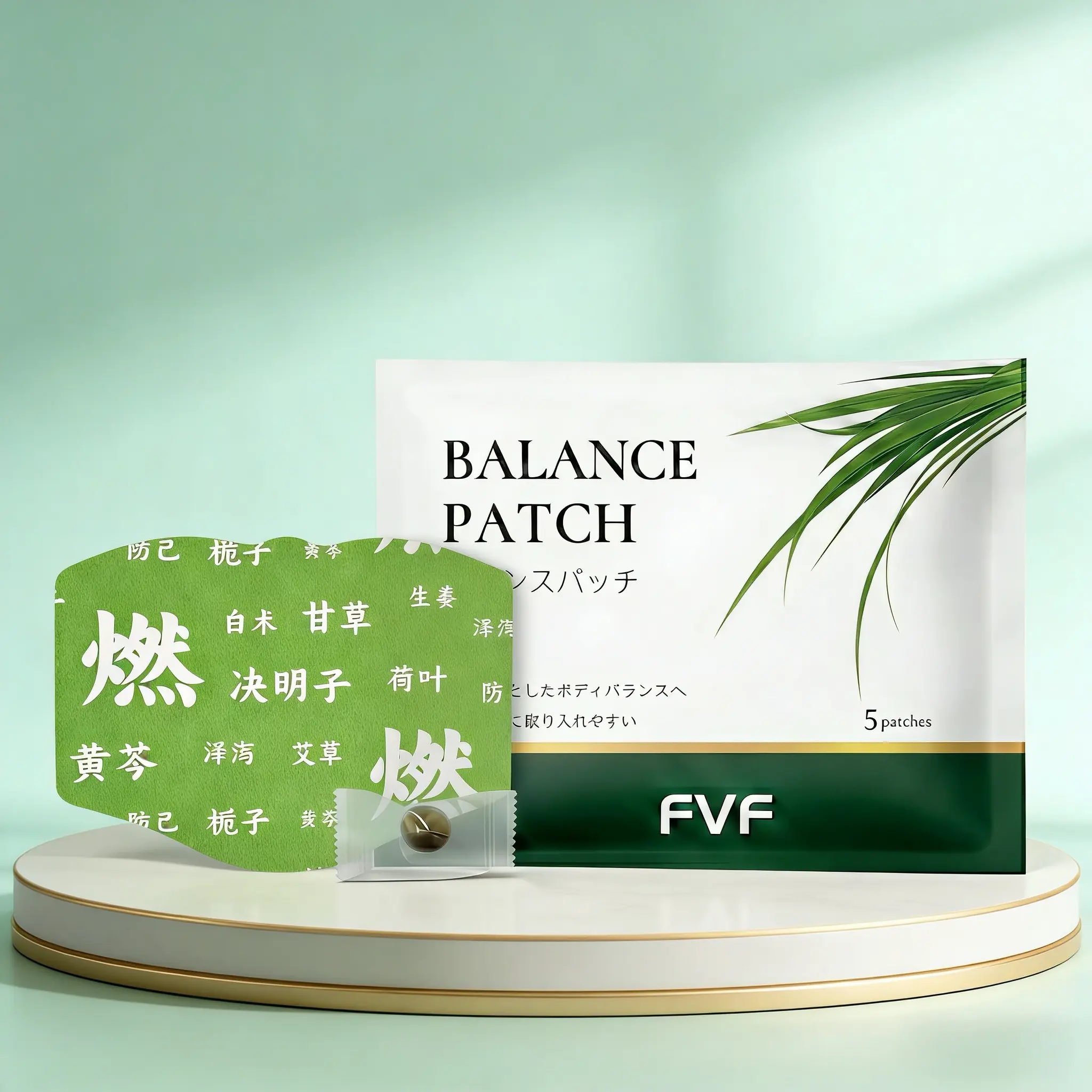 FVF Balance Patch,Breathable & Portable, 5pcs Heating Pad, Japanese Herbal Formula