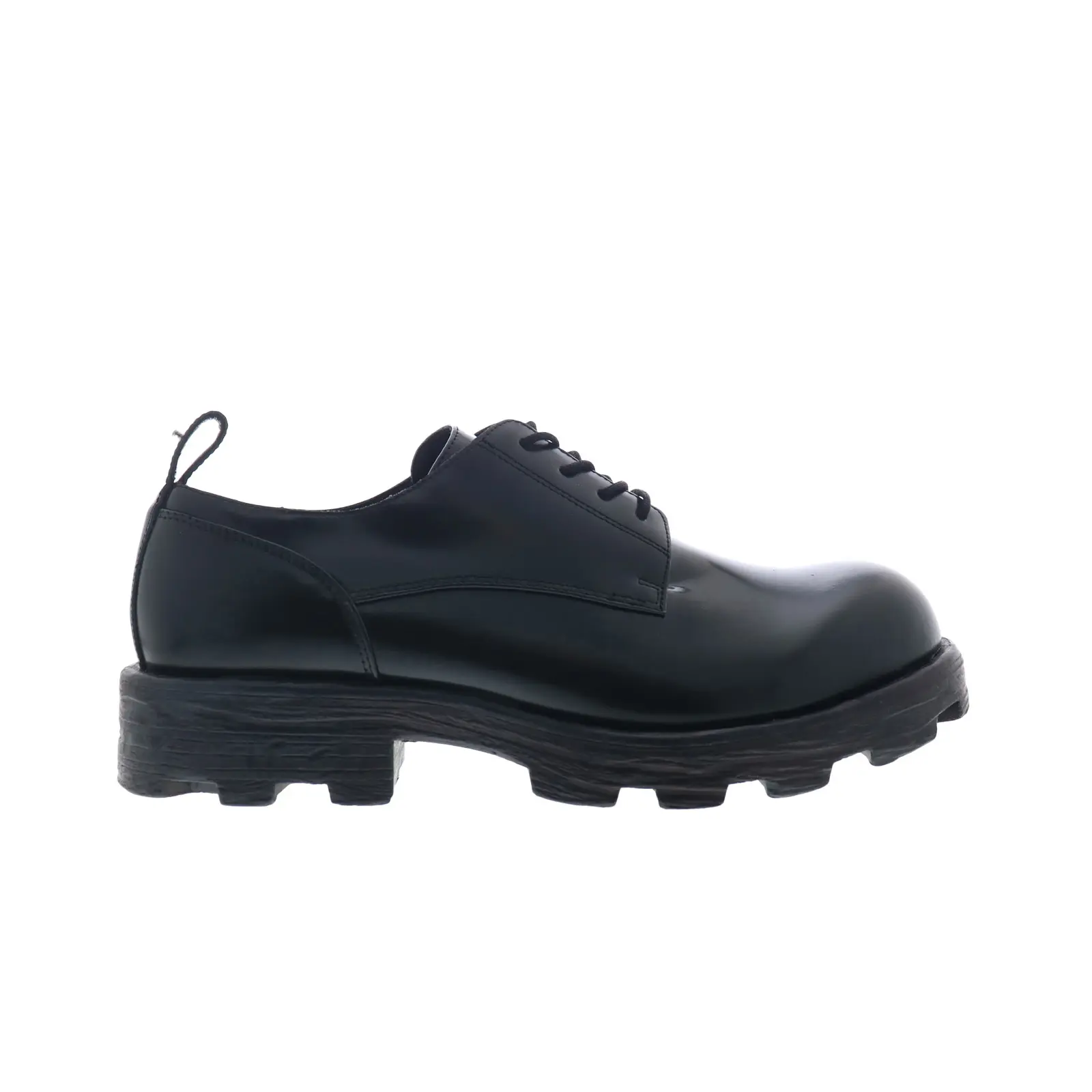 Diesel D-Hammer Sh Mens Black Leather Oxfords & Lace Ups Plain Toe Shoes