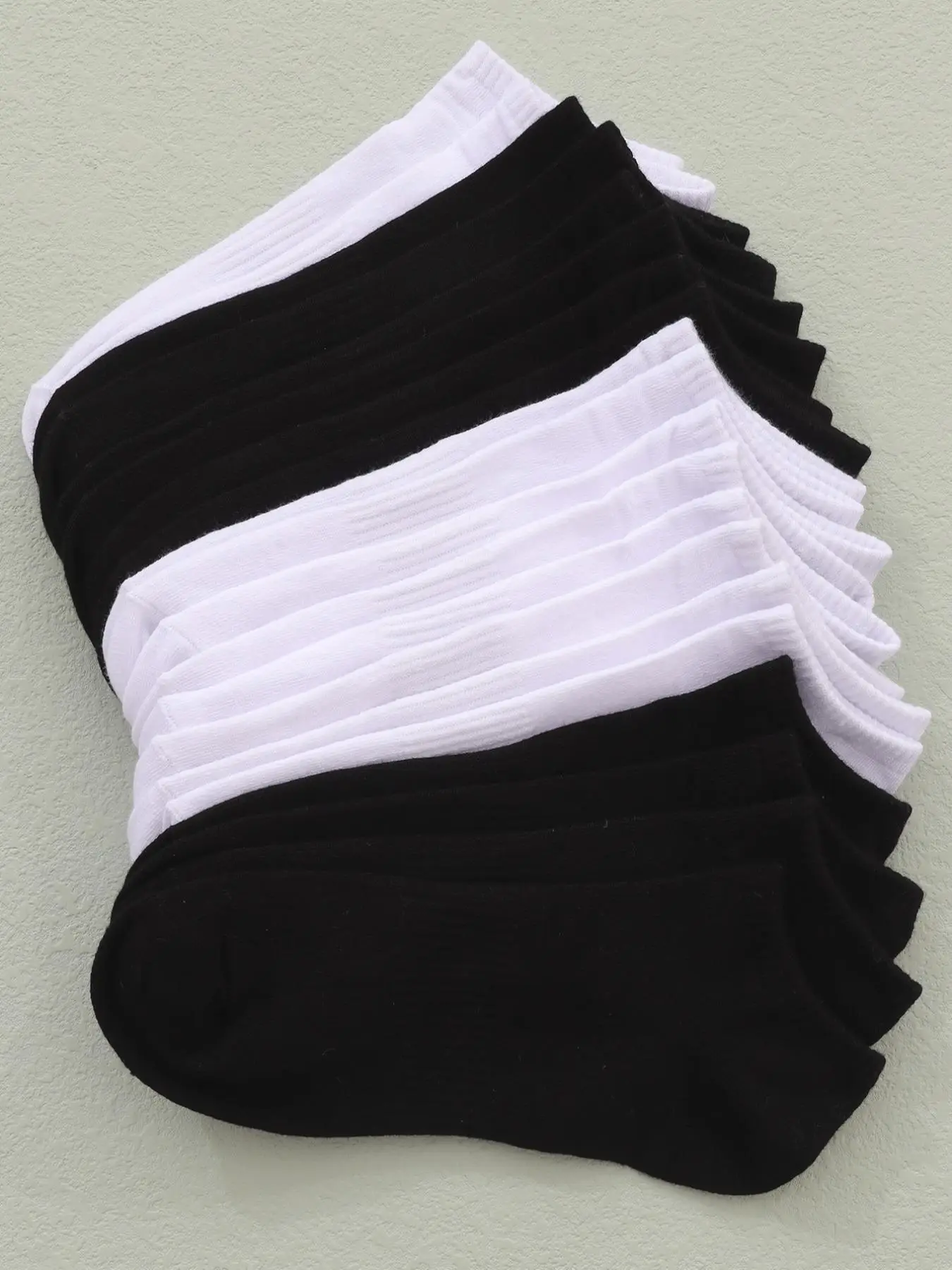 Women's Plain Ankle Socks, Minimalist Knit Low Cut Socks, Women's Hosiery