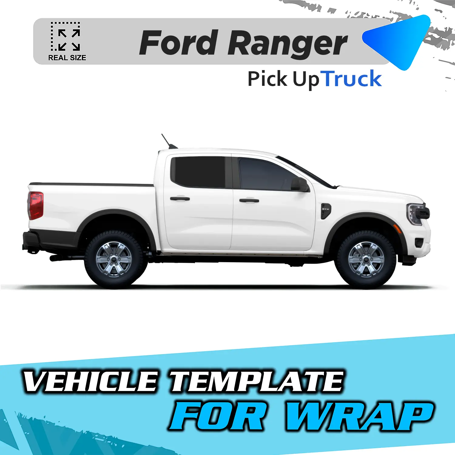 VEHICLE TEMPLATE FOR WRAP FORD RANGER - TikTok Shop