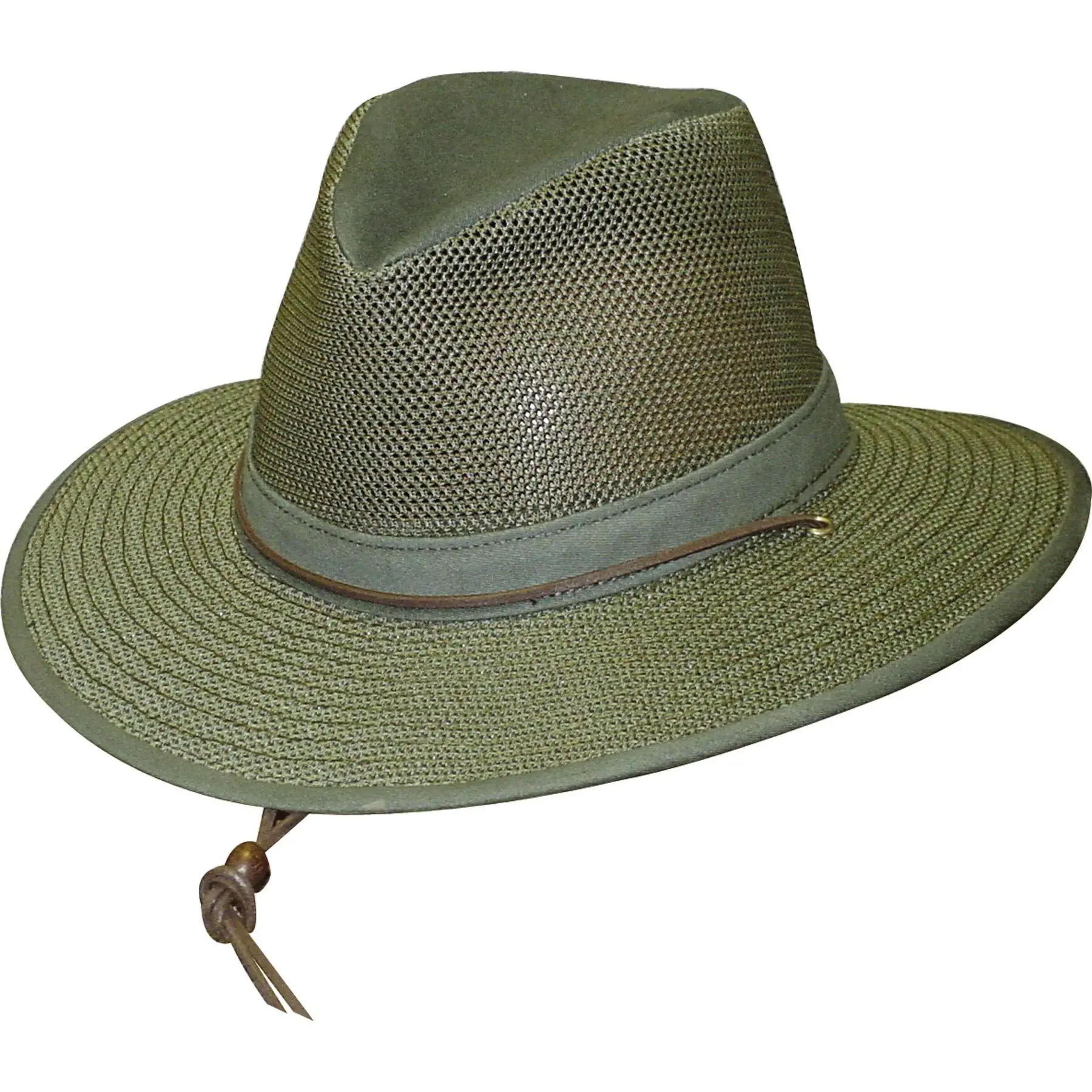 Henschel Men's Packable Breezer Safari Hat - Crushable Polycotton with Mesh Crown and Wide Brim for UV Protection, Collapsible