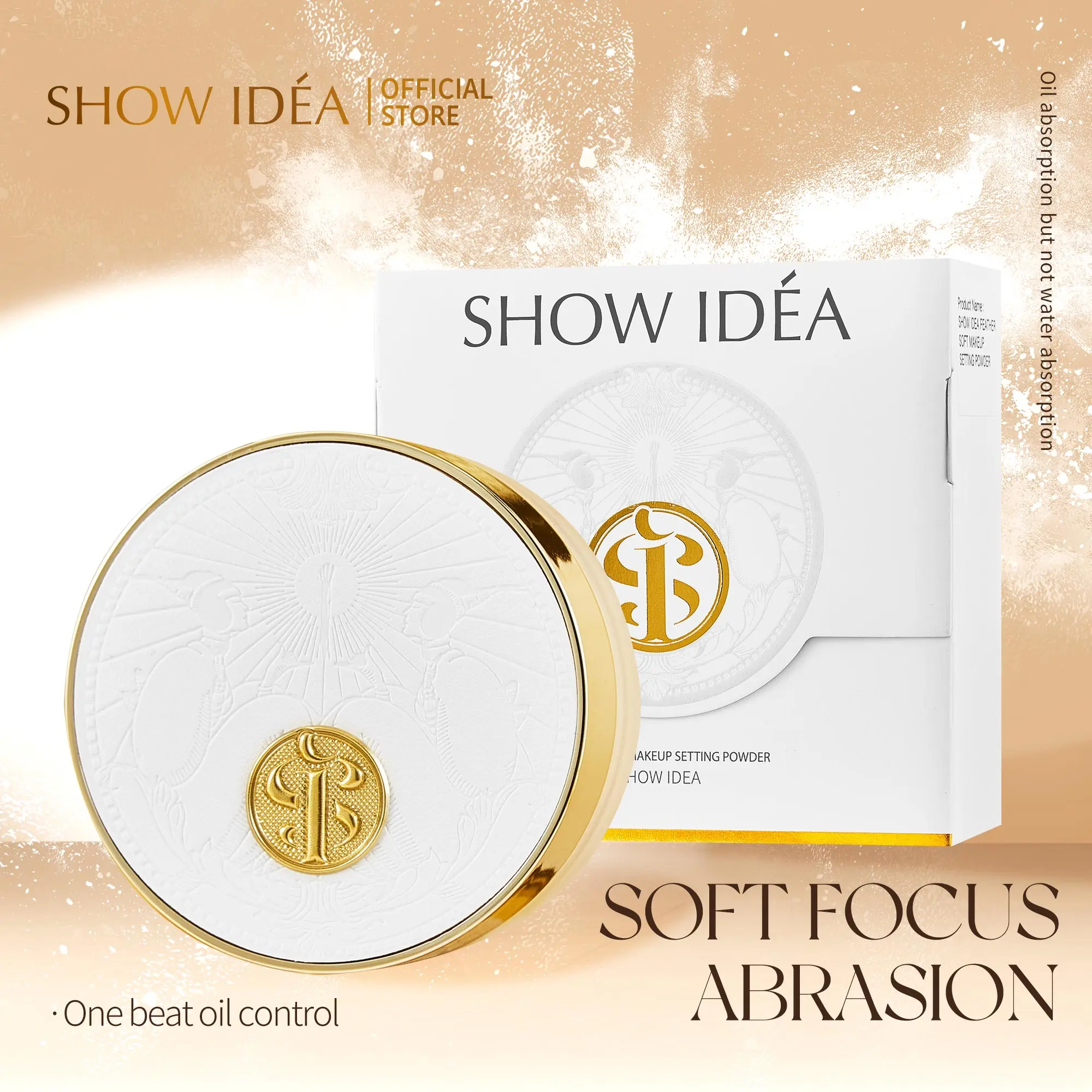 Show IDEÁ Soft-Focus Loose Powder for Makeup — 1 — Controls oil and creates a flawless finish