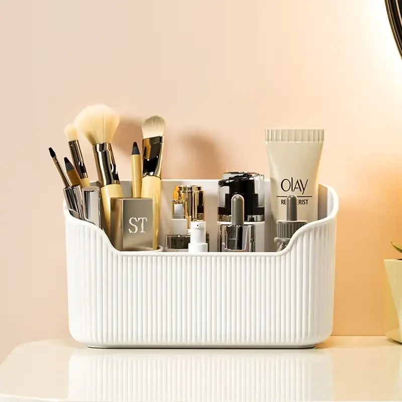 Applicable to 4 seasons, 2025 new model, 2in1 mirror cabinet, cosmetics storage box, Makeup Organizer Box, Beauty Organizer, slanted surface desktop dressing table, skincare products, perfume, built in storage, Multilayer Storage, bathroom cabinet