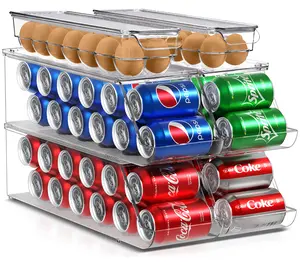 4 Stacka ble Can Holder & 2 Egg Holders with Lid