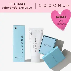 COCONU The Connection Kit – Natural & Organic Essentials for Relaxation & Meaningful Bonding - Massage & Connect Card Oil Box, 3 oz, Silky Moisture, Hydrating Blend