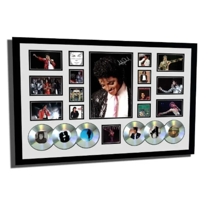 Michael Jackson Signed Paper Print Poster - 1-Piece Home Decor with Border, Rustic Charm Memorabilia, Living Room Decor, Multi-Size, Shipped in a Protective Shipping Tube, Decoration, One-Piece